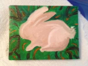 bunny painting